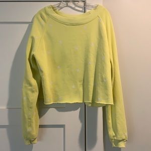 Wildfox Cropped Star Sweatshirt